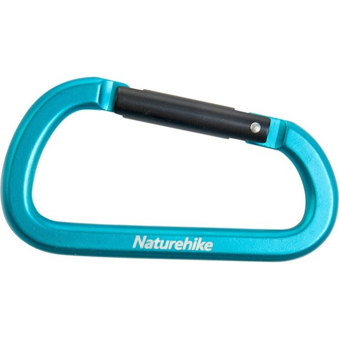 Карабин многофункциональный NATUREHIKE NH15A001-H D-Type 8см голубой 6927595717011